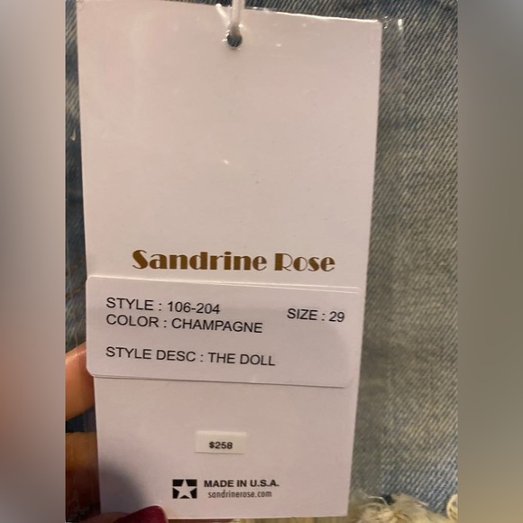 NWT Free People denim Jean shirts Size 29 - Picture 7 of 7